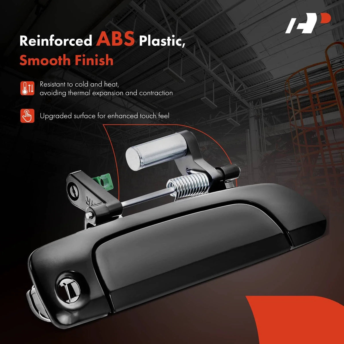 Front Passenger Side Door Handle with Keyhole for Honda Civic