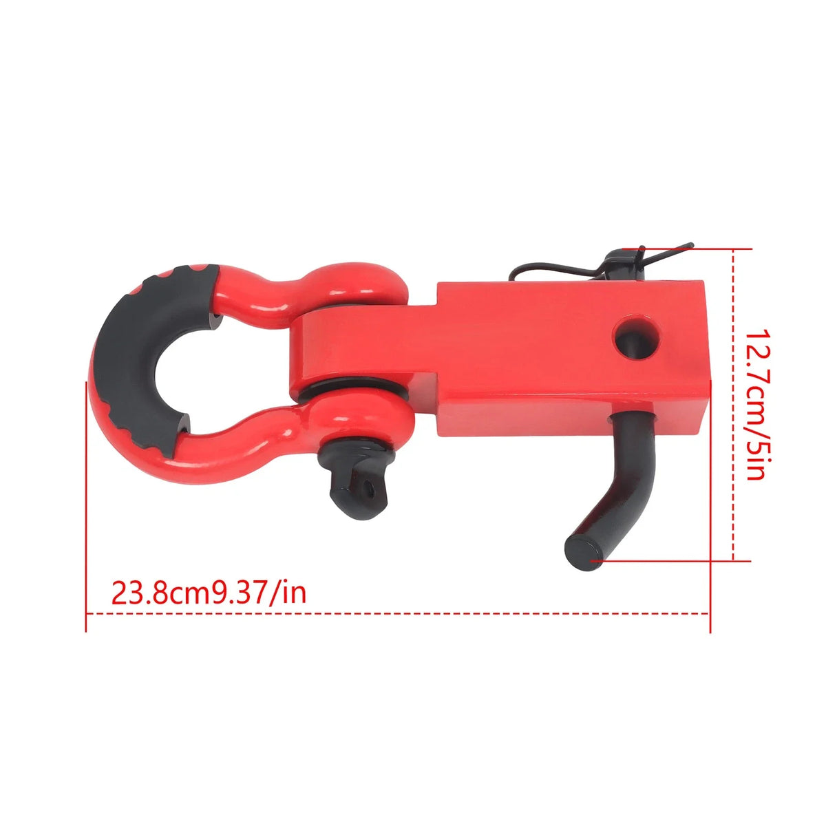 Tow Hitch Receiver 2" for Vehicle Trailer (45,000 Lbs Break Strength)