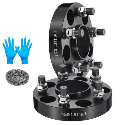 Hub Centric Wheel Spacers 1" 5x114.3 67.1 for 2015-2020 Kia K900 (2 pcs)