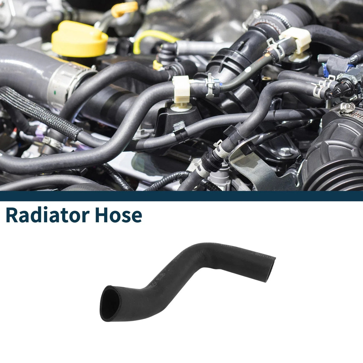 Radiator Hose No. 254111J100 for Kia K2 (2011–2015) Rubber Coolant Pipe