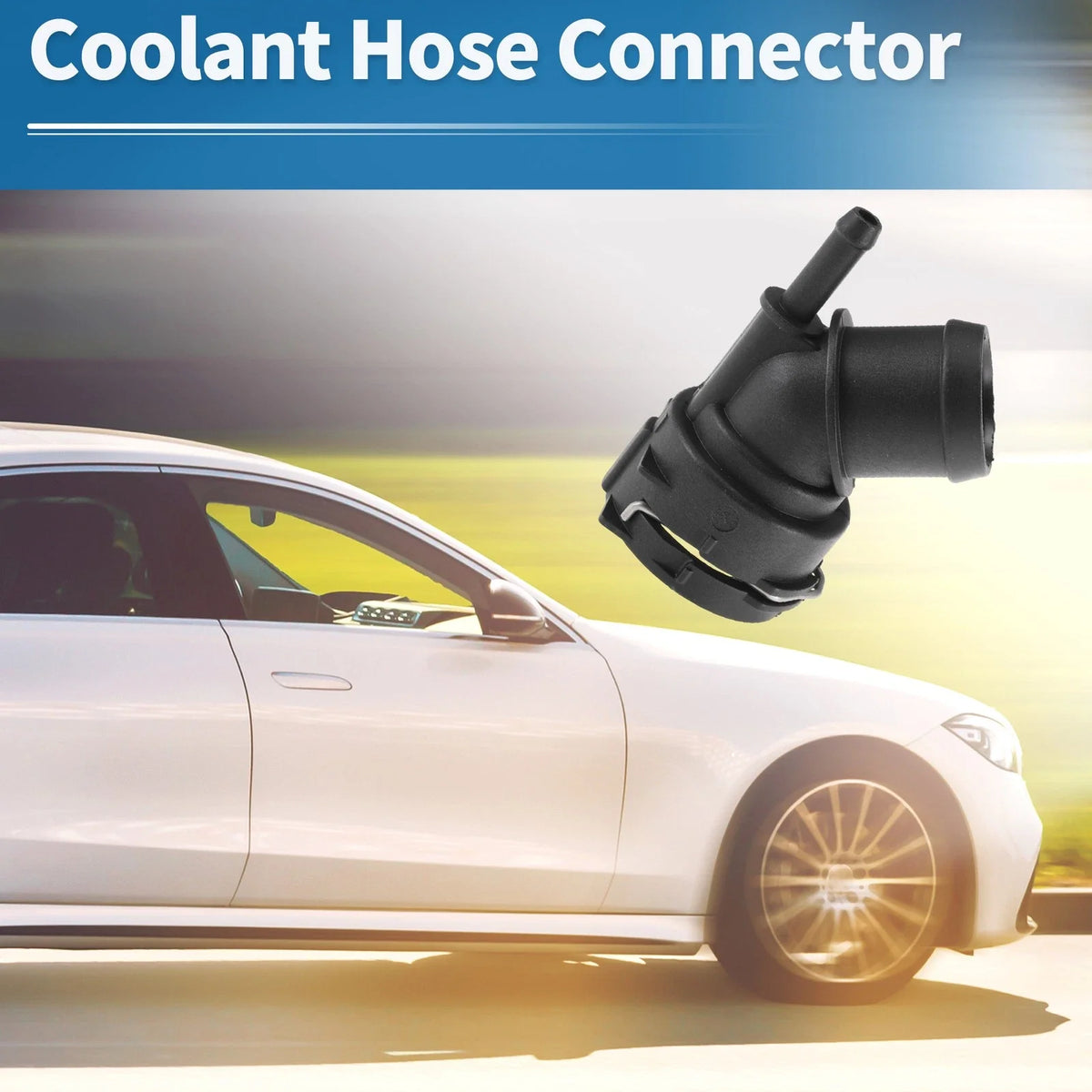 Engine Coolant Hose Connector for Volkswagen Tiguan (2009–2017) No. 5N0122291