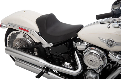 Smooth EZ-Solo Seat for Harley FLFB/S - Solar-Reflective Leather