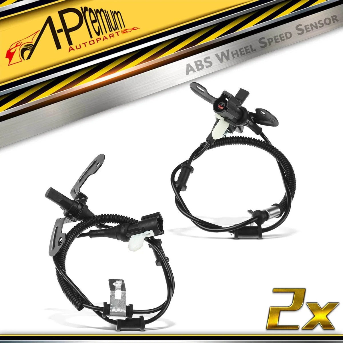 2X Front ABS Wheel Speed Sensor for Ford E-150/250/350 (1992–2022)