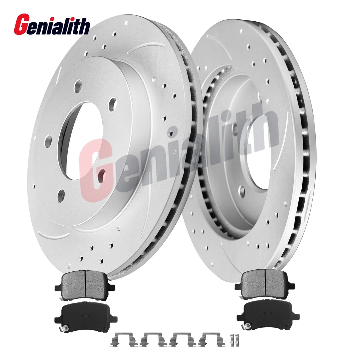 Front Brake Pads with Disc Rotors for Chevrolet HHR (2006-2011)