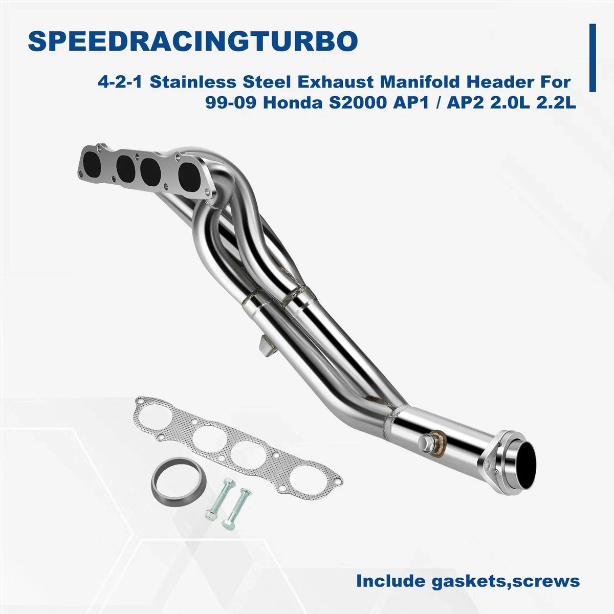4-2-1 Exhaust Header Manifold for Honda S2000 (2000–2009)