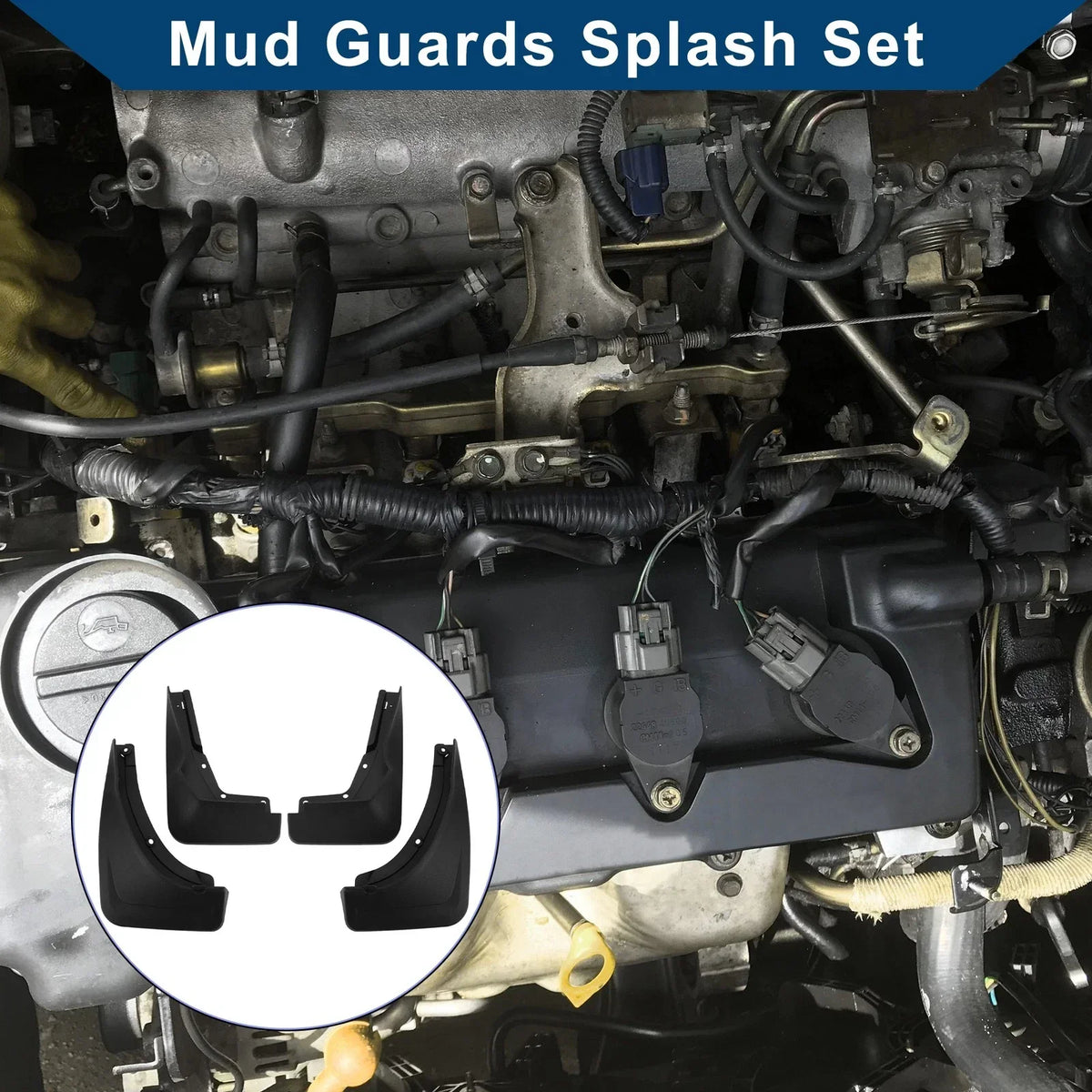 Mud Flaps Splash Guard Set for GLS (2019-2020) - Mercedes-Benz