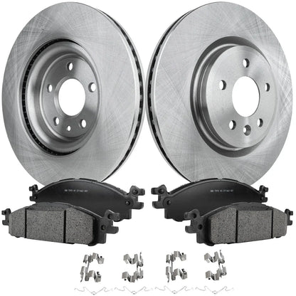 Front Brake Pad and Rotor Set for Ford Taurus, Explorer, Flex, Lincoln MKT