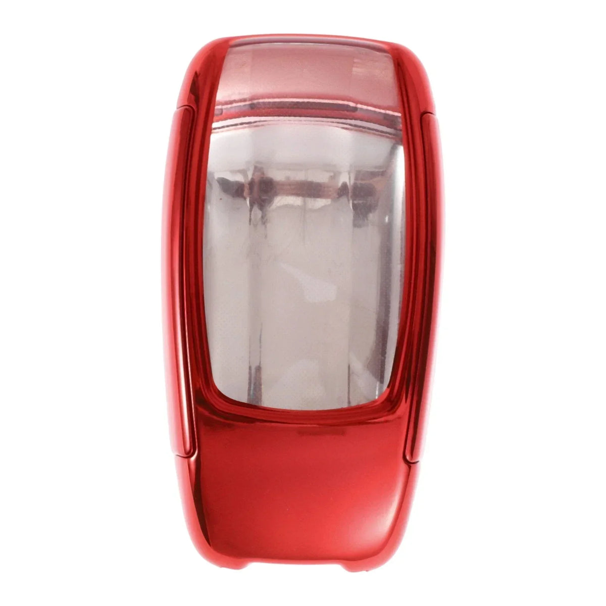 Red TPU Car Key Cover - 3 Button Design for Mercedes Benz E Class (2017)