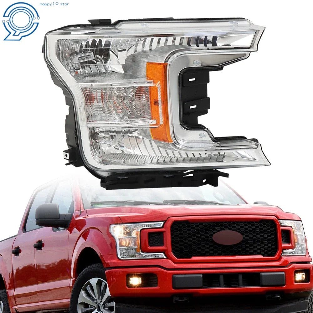 Chrome Headlight Assembly for Ford F-150 (2018–2020)