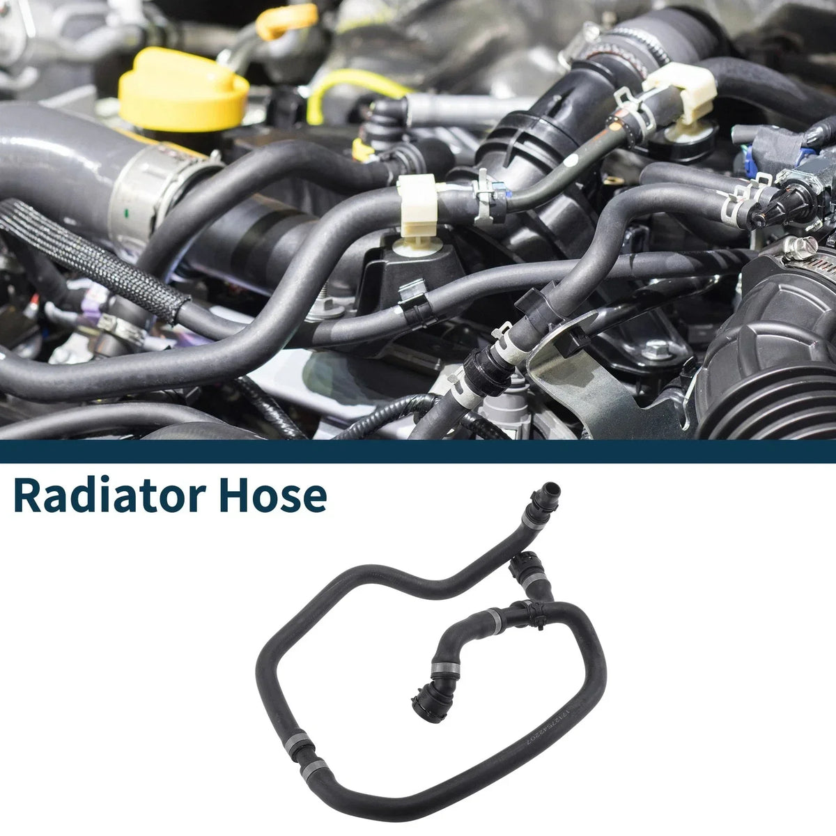 Radiator Hose Coolant Pipe for 2004-2010 BMW 5 Series
