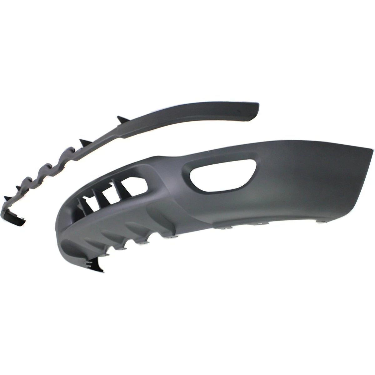 Valance for Ford F-150 (1999–2003) with Fog Light Holes, Textured Front Panel