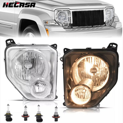 Fog Light and Halogen Headlight Set for 2008–2012 Jeep Liberty
