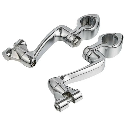 Engine Guard Foot Peg Mount 1 1/4" Adjustable for Harley Touring