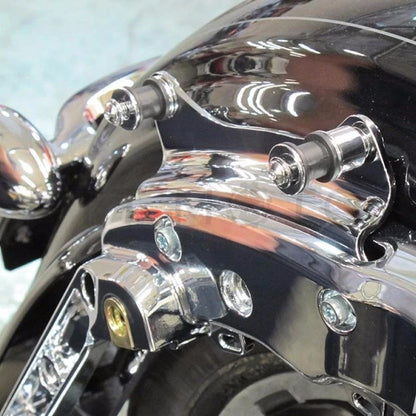 Chrome 4 Point Docking Hardware Kit for Touring Harley Davidson 2009-2013
