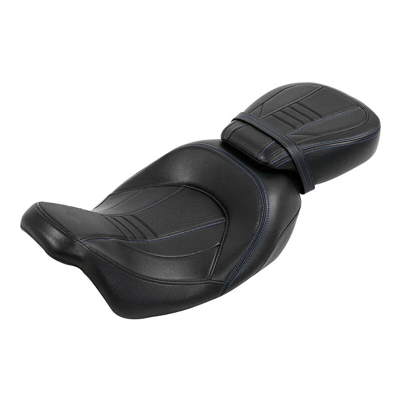 Driver Passenger Seat in Black for Harley CVO Electra Glide 2009-2023
