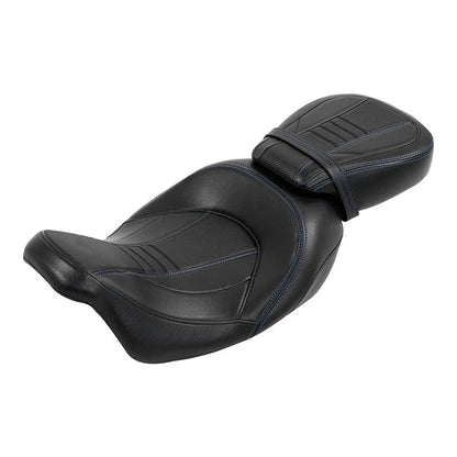 Driver Passenger Seat in Black for Harley CVO Electra Glide 2009-2023