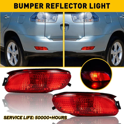 Red Rear Bumper Fog Light Housing Set for Lexus RX350 RX330 RX400h 04-09