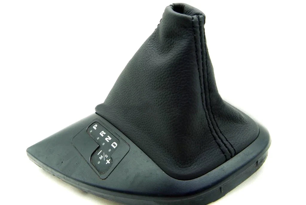 Leather Automatic Shift Boot for BMW X5 (2000–2006) Triptonic Black