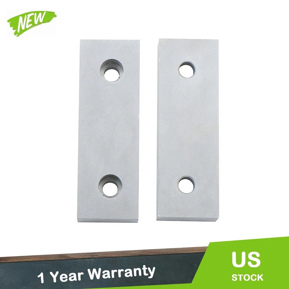 Reversible Aluminum Soft Jaws for 6" Milling Vise (1 Pair)