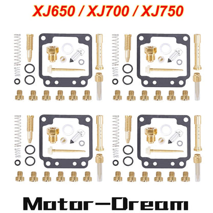 4-Pack Carburetor Repair Kits for Yamaha Seca 750 XJ750R 1981-1983