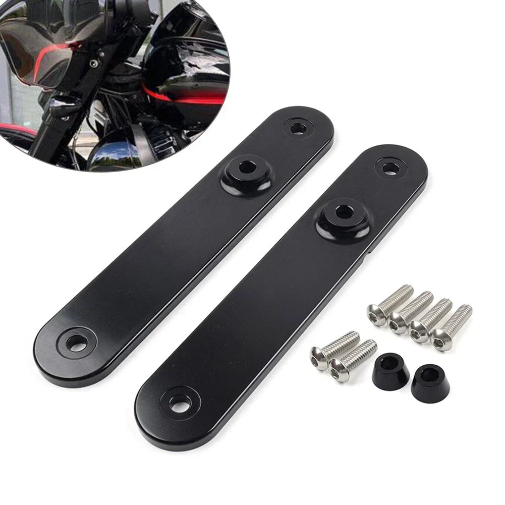Relocation Mounts for Front Turn Signals on Harley Electra Glide/Road King