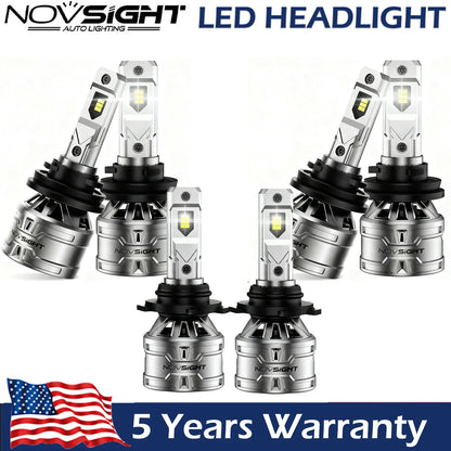 Set of 6 Canbus LED Bulbs 9005 H11 for Headlight & Fog Light