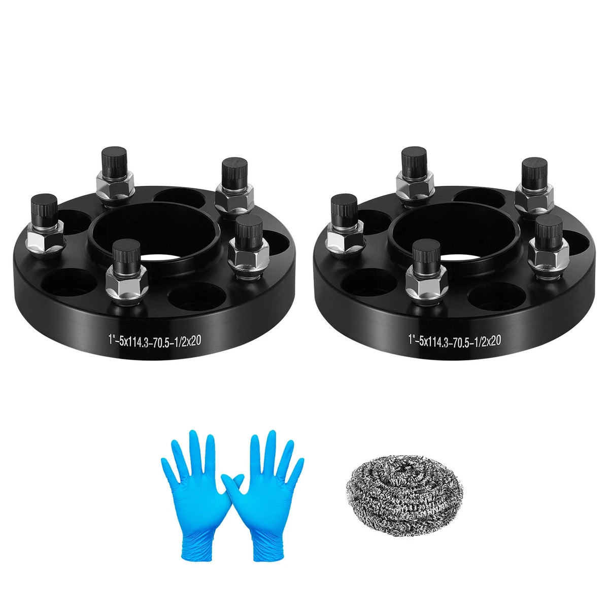 2PCS 1" Hubcentric Wheel Spacers for 1952–1954 Ford Crestline (5x4.5)