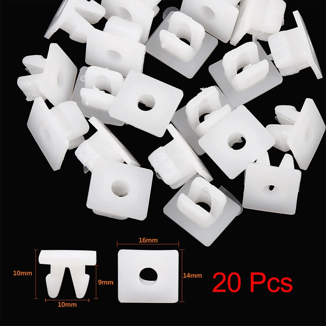 20pcs Plastic Rivet Clips for Toyota (90189-06193)