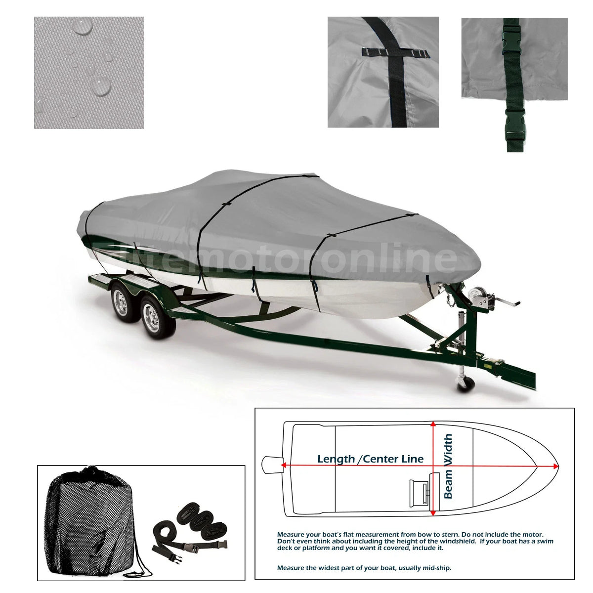 Boat Cover for Lowe Skorpion (Trailerable)