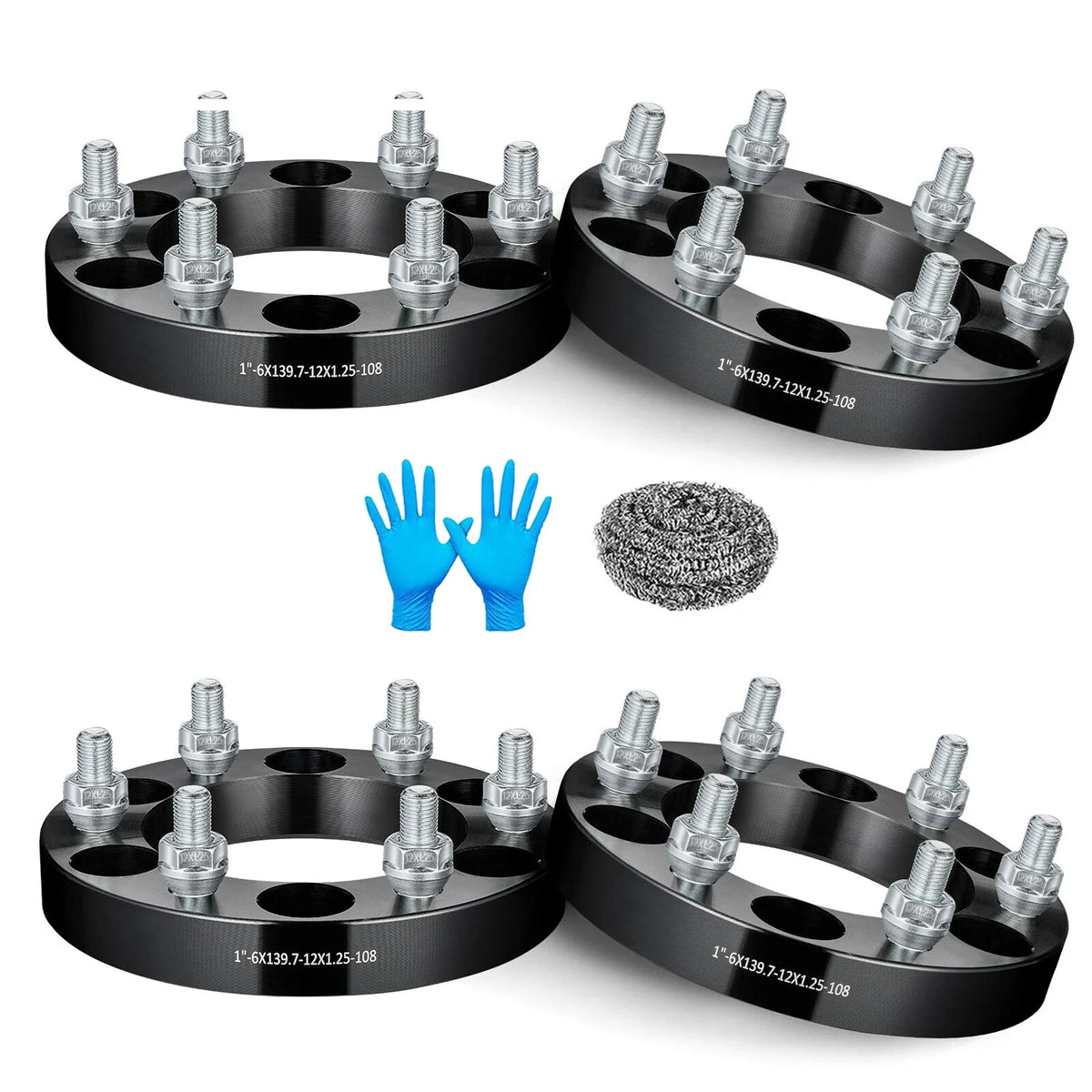 Set of 4 Wheel Spacers 1"/1.5"/2" 6x5.5 for Nissan Titan Pathfinder Frontier