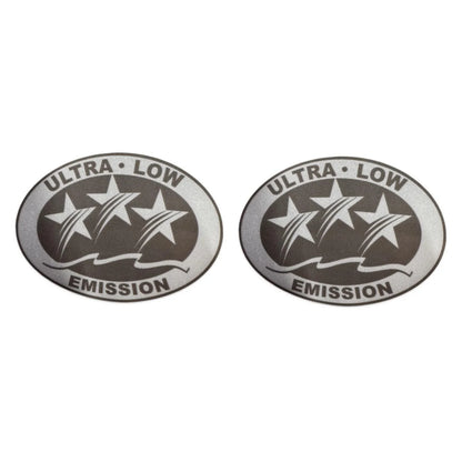 2X Outboard Graphic Sticker Decal for (Light Gray)