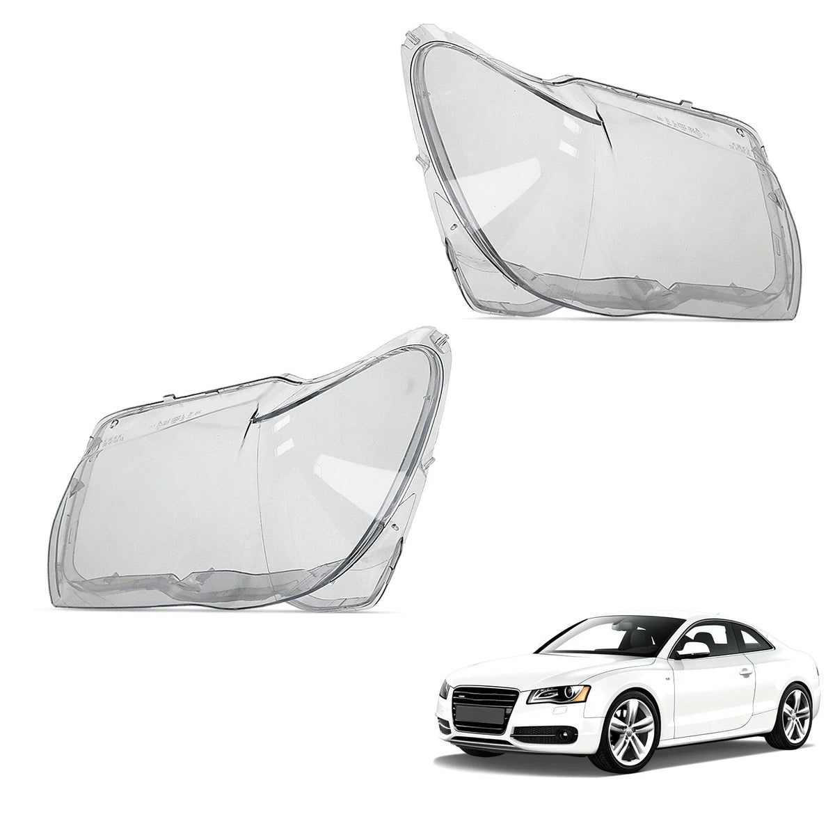 Clear Lens Cover for BMW E66 2005-2008 Front Left Right Headlight