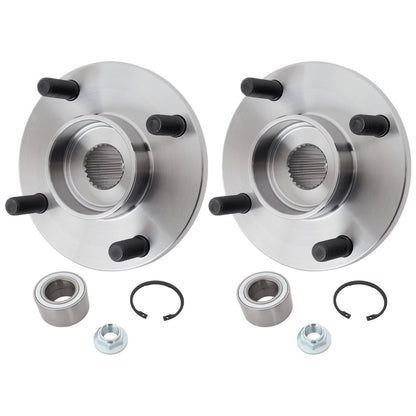 Set of 2 Front Wheel Hubs for Ford Focus - Left & Right Sides