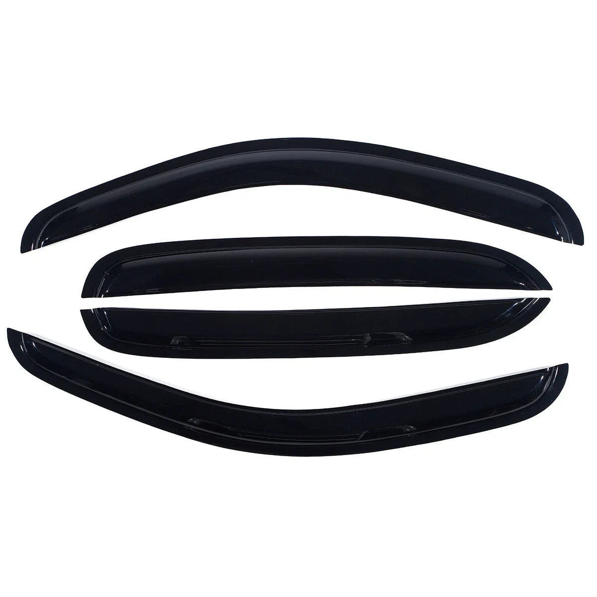 4-Piece Window Visors for 2007-2014 Chevy Silverado 1500 Crew Cab