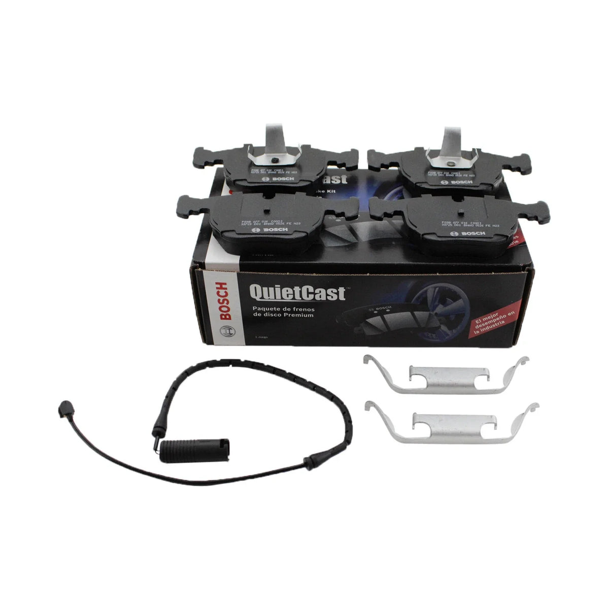 Semi-Metallic Front Brake Pads for BMW E38 E39 E53 by Bosch 1995-2006