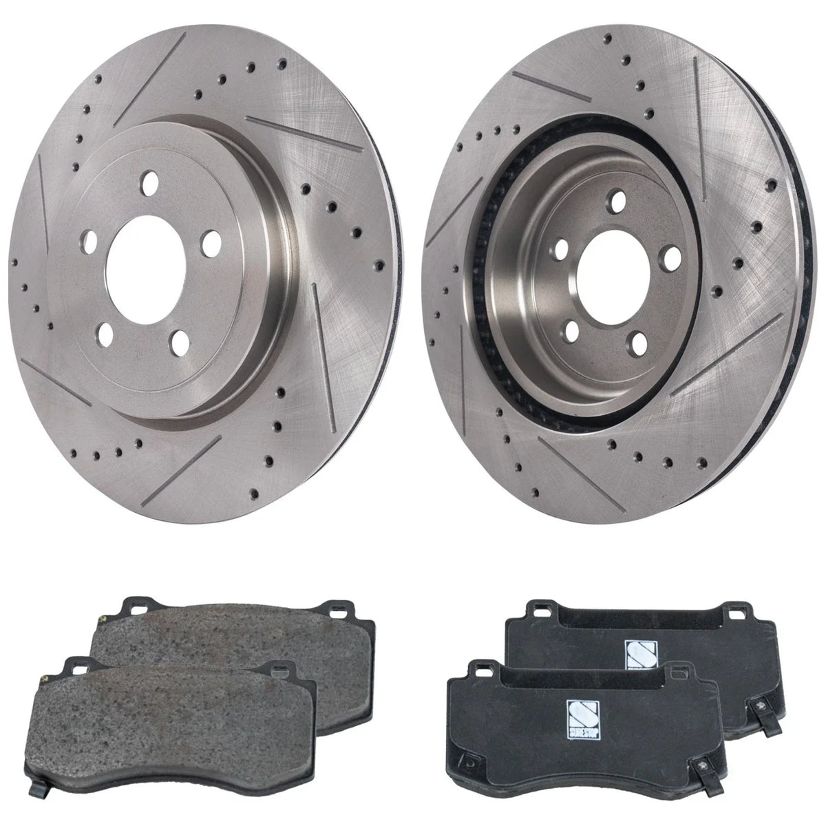 Brake Disc and Pad Kit for Dodge Challenger, Charger (2018–2019)