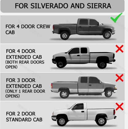 Rocker Panel Right Side for Chevy GMC Silverado Sierra 1500/2500 (1999–2007)