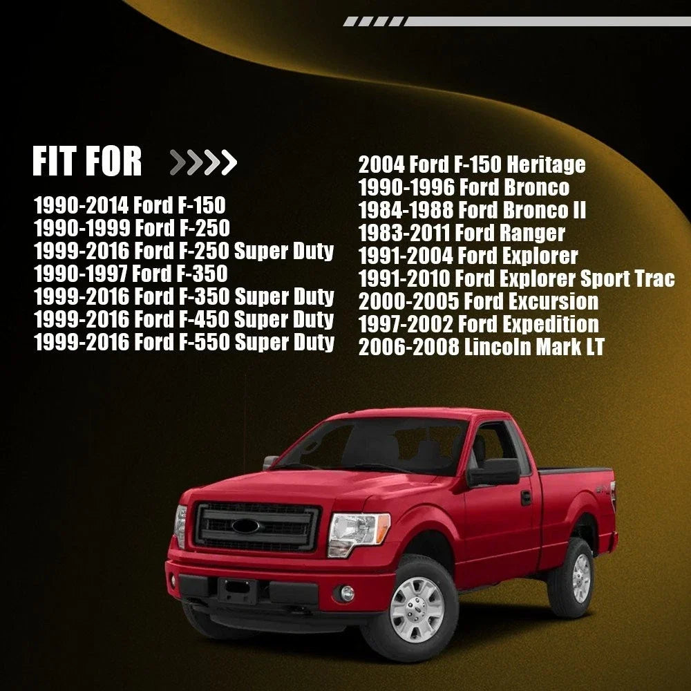 2X Chrome LED License Plate Light for Ford F150 (1990-2014)