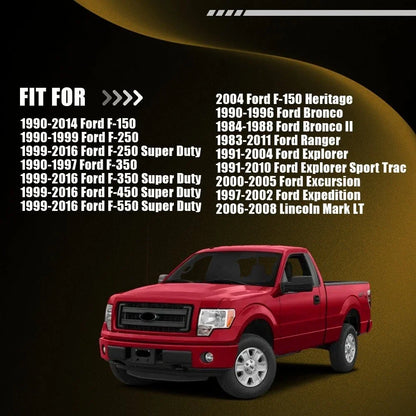 2X Chrome LED License Plate Light for Ford F150 (1990-2014)