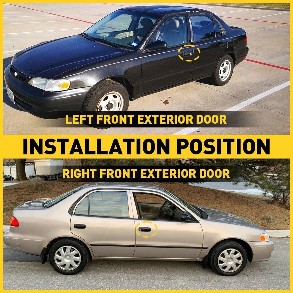 Exterior Door Handle Set for 1998-2002 Ford