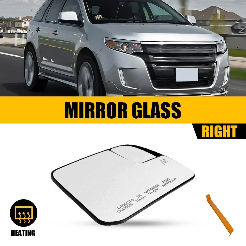 Right Hand Side Heated Mirror Glass for Ford Edge (2011–2014)