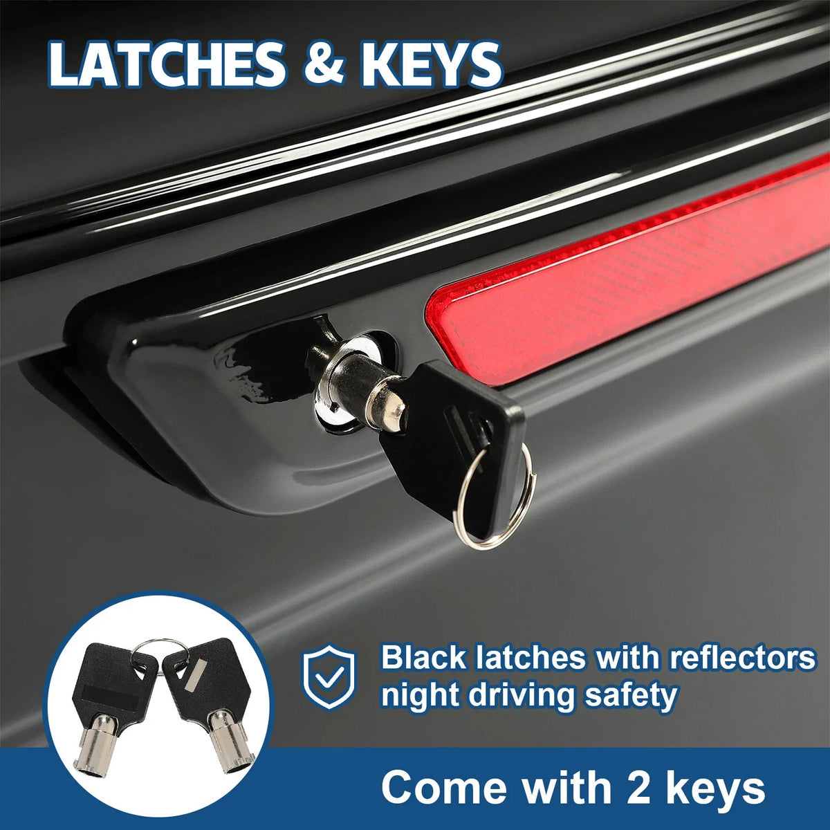5" Saddlebag Latch for Harley Street Glide CVO (2014-2024)