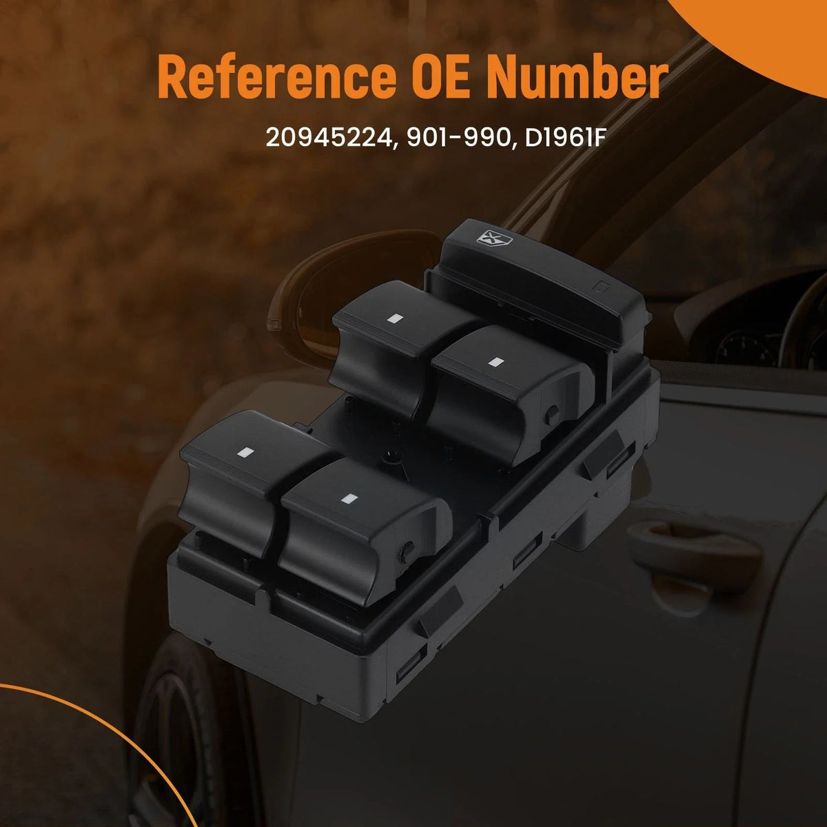 Window Control Switch for GMC Acadia 2007-2015 D1961F