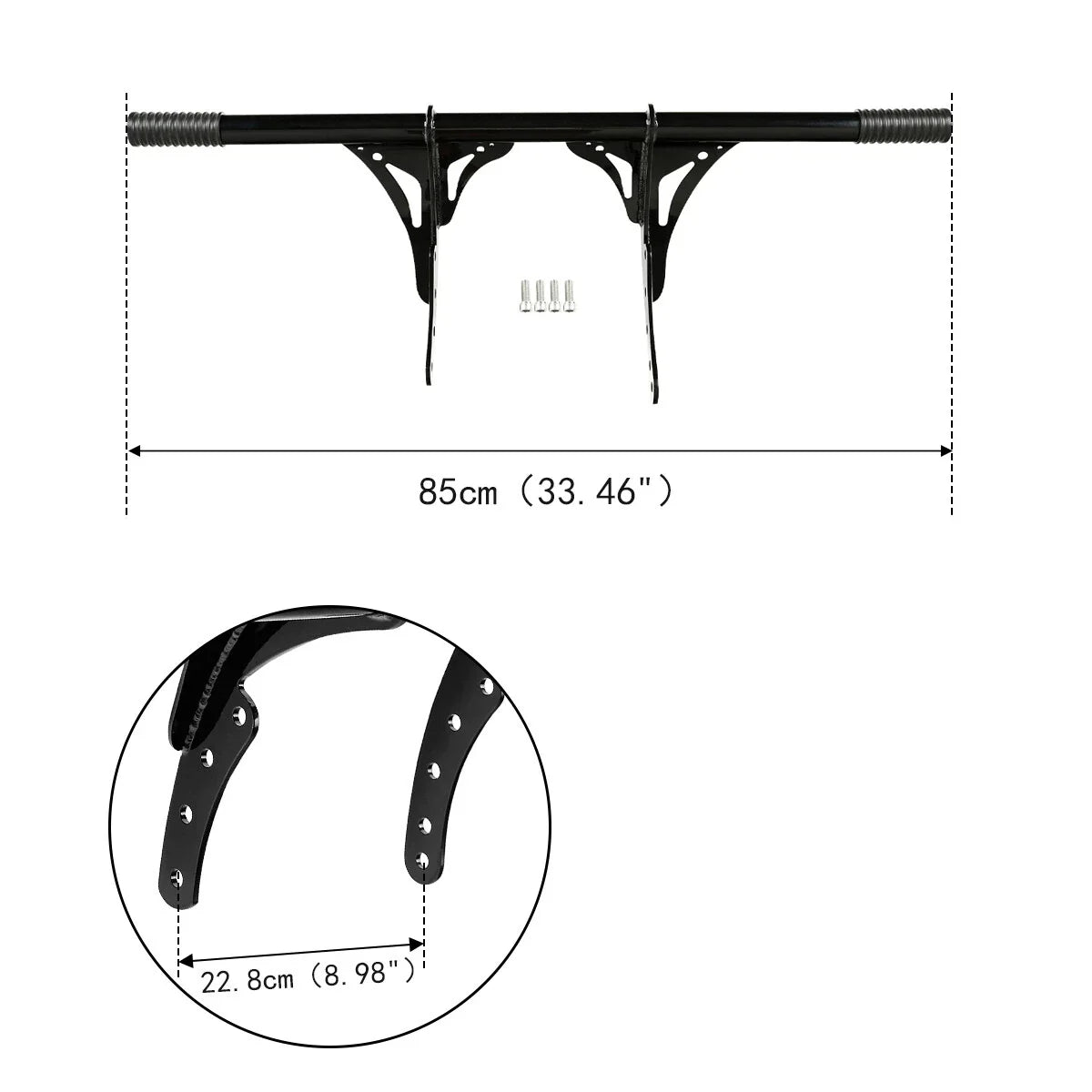 Engine Guard Crash Bar in Black for Harley Softail FXLR FXBBS 2018-2025