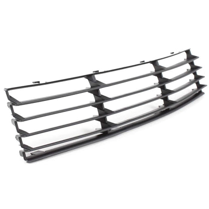 Bumper Grille for Volkswagen Passat (2001–2005) Center Black Plastic