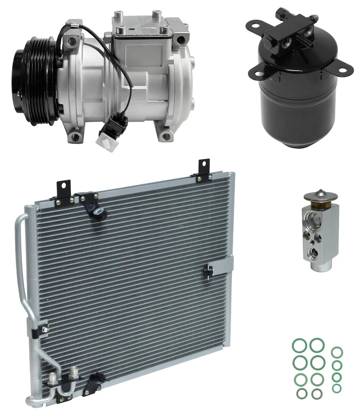 AC Compressor Kit With Condenser for BMW 525i 2.5L (1994–1994)