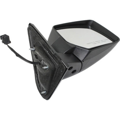 Textured Black Heated Power Mirrors (Set of 2) for Jeep Patriot 2007-2017