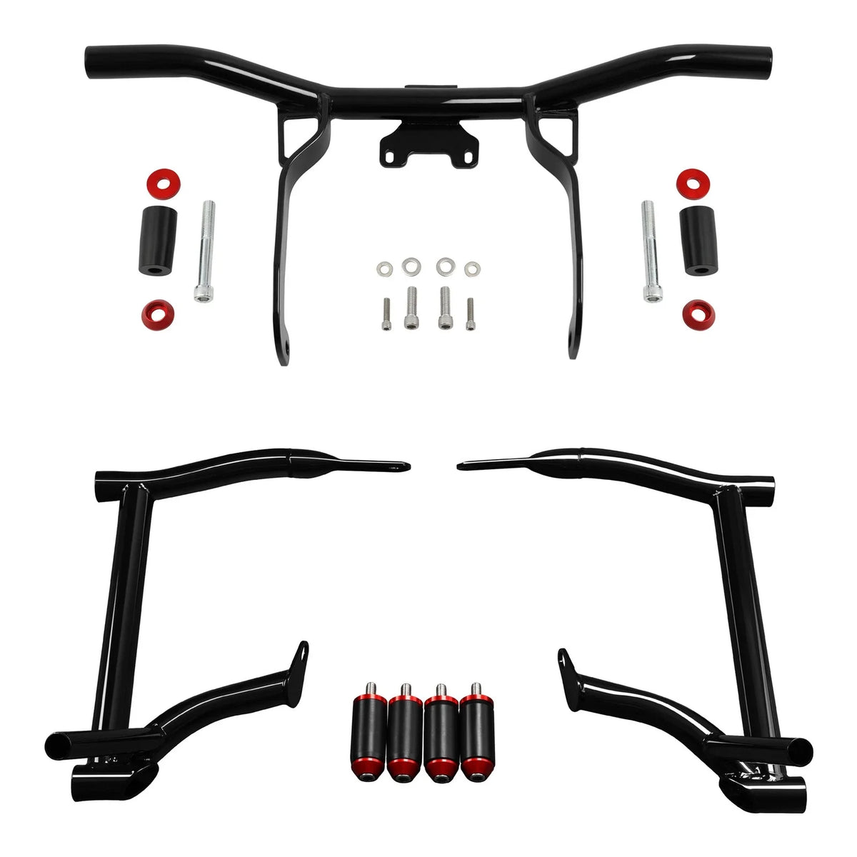 Engine Guard Bar & Saddlebag Support Guards for Harley Touring (2014–2023)