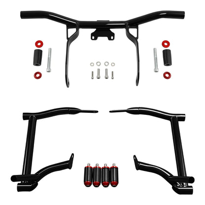 Engine Guard Bar & Saddlebag Support Guards for Harley Touring (2014–2023)