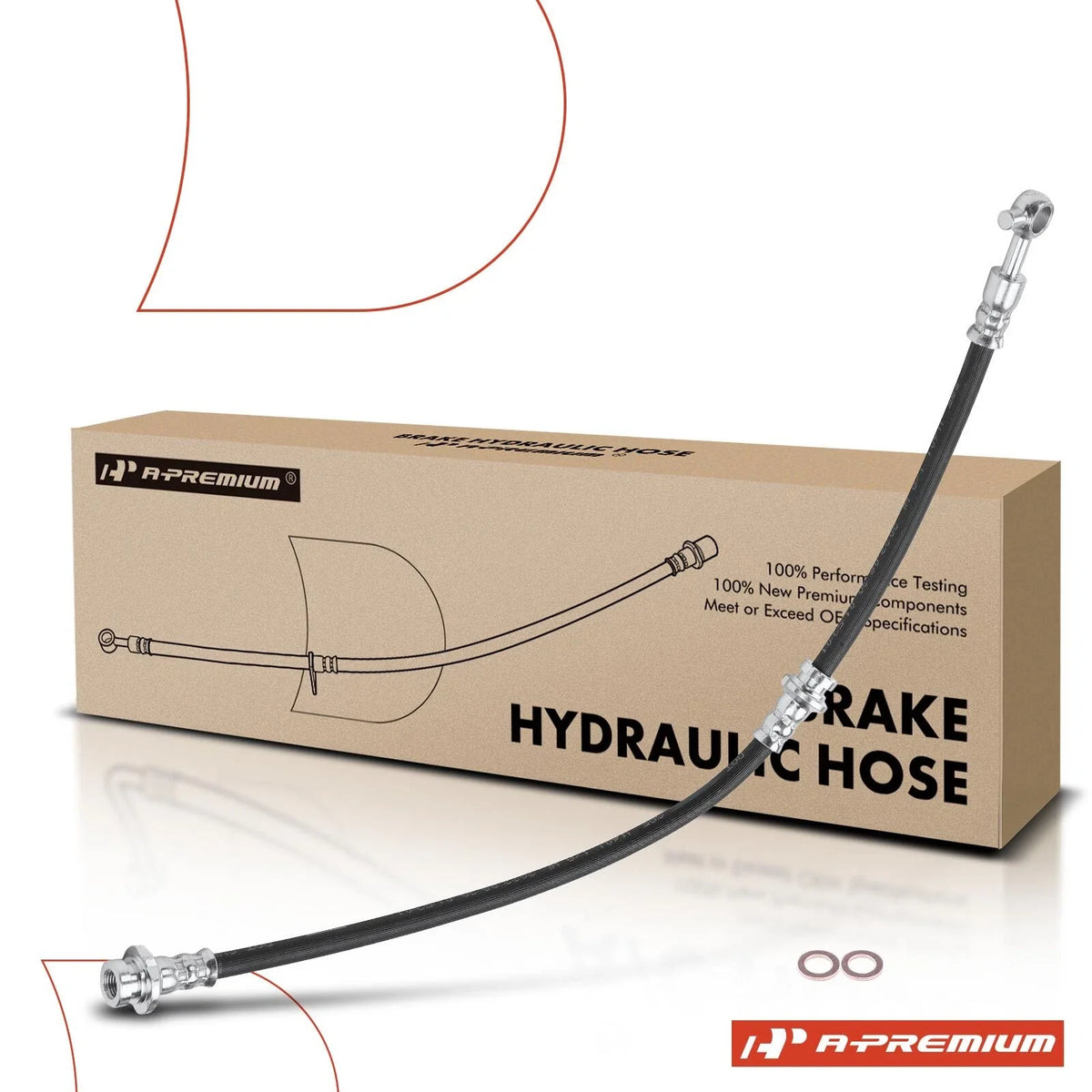 Front Driver Brake Hydraulic Hose for Nissan Maxima (2016–2019)
